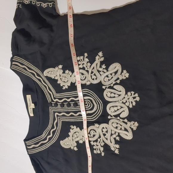 Hot & Delicious Embroidered Tassel Dress women size L - Picture 7 of 11